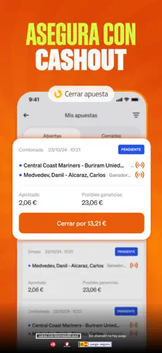 Luckia casa de apuestas cashout