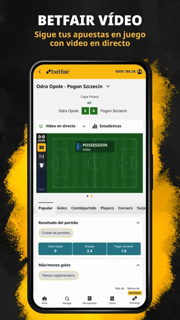 Betfair apuestas directo