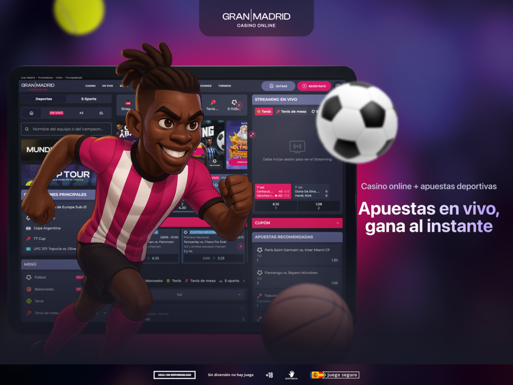 Apuestas en vivo Casino Gran Madrid