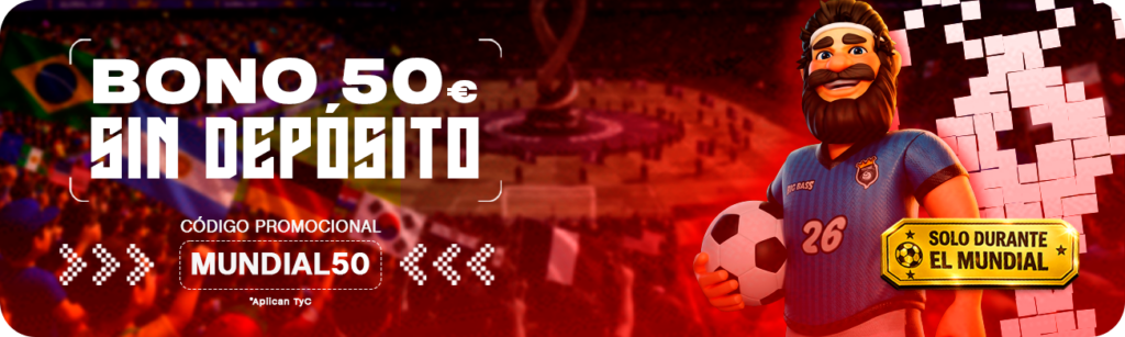 Código MUNDIAL50 en Emotiva Casino: 50€ gratis sin depósito 2 image 2