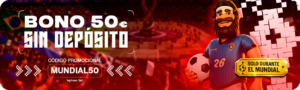 Código MUNDIAL50 en Emotiva Casino: 50€ gratis sin depósito