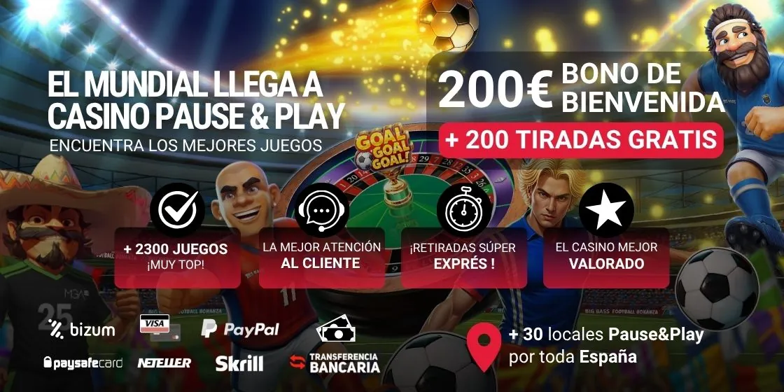 Bono de bienvenida de casino 200%
